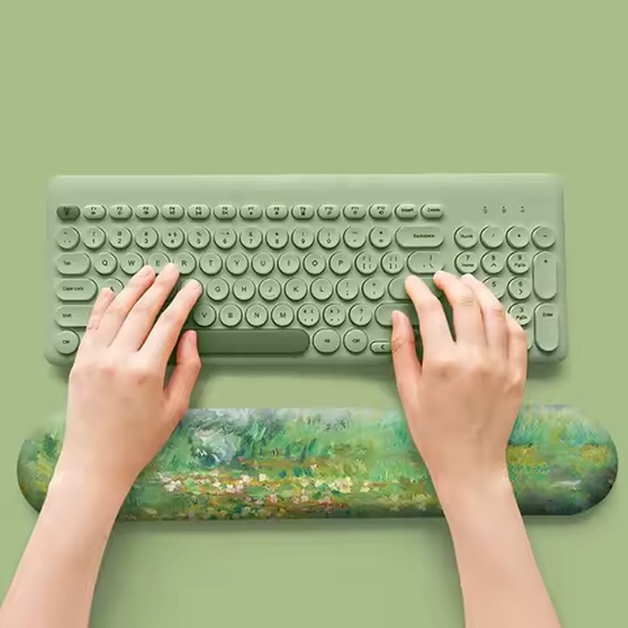 Memory Foam Wrist Rest Pad Non-Slip With Massage Texture Elbow Rest Mat Comfortable Hand Pillow