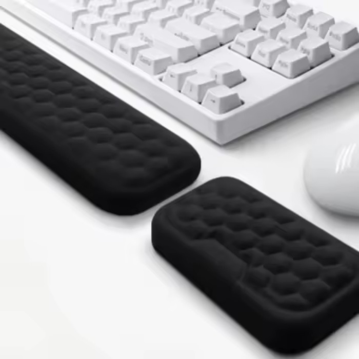 Keyboard wrist Rest Memory Foam Keyboard Mouse wrist Rest Ergonomic Design Wrist Pad for Computer Keyboard Laptop Wrist