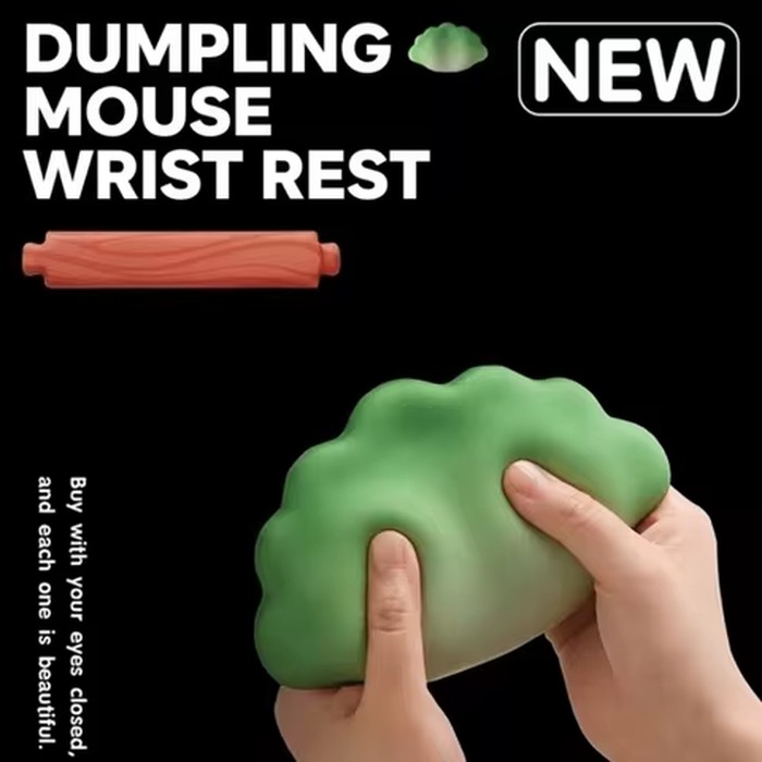 Dumpling Mouse Wrist Rest Memory Foam Comfort Keyboard Hand Rest Ergonomic Relieve Fatigue Mouse Pad Wrist Rest For Office Games