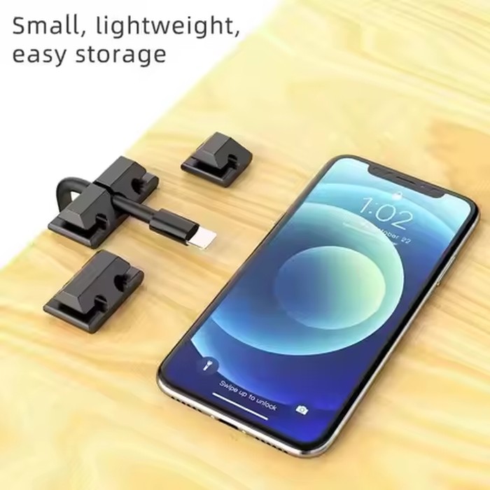Silicone Cable Organizer USB Data Cable Winder Flexible Cable Management Cord Clips For Mouse Headphone Earphone Car Wire Holder