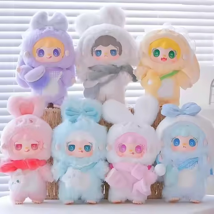Animal Baby Rabbit YOOKI Warm Bunny Vinyl Face Blind Box Toy Cute Collectible Soft Doll Birthday Gifts