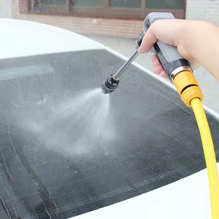 Hose Sprayer Nozzle High-Pressure Water Hose Nozzle Long Head Adjustable Sprayer Leak-Proof Planting Tool For Flower Irrigating