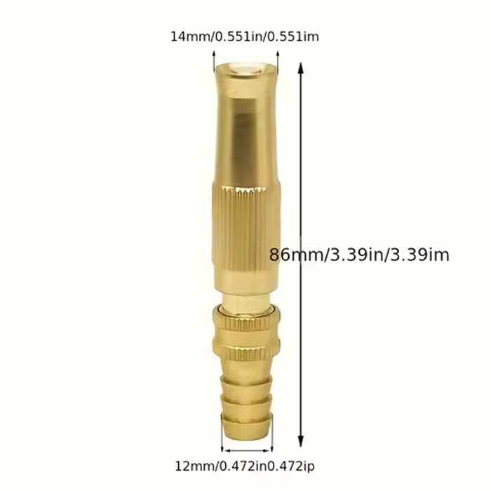 Universal Garden Sprinkler Nozzle Adjustable Valve Connector Multi-Functional Watering System For Car Wash Plants Lawns