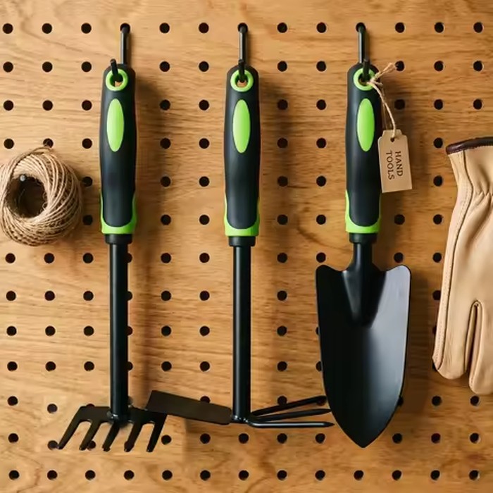 Gardening Tool Set with Magnesium-Aluminum Alloy Hand Trowel Ergonomic Handles for Precise Weeding Mini Shovel Flower Planting