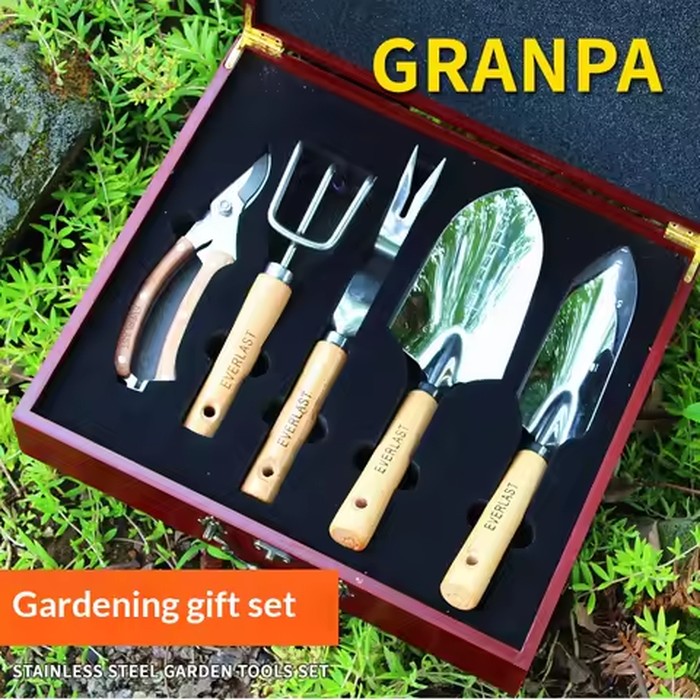 Groo TooLs Premium Garden Tool Set in Gift Box Essential Tools for Home Gardening Flower Vegetable Cultivation/Pruning Planting