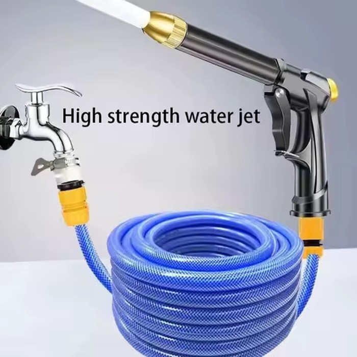 1 set/adjustable water pressure car wash hose with spray gun watering and vegetables,5-40m can be selected