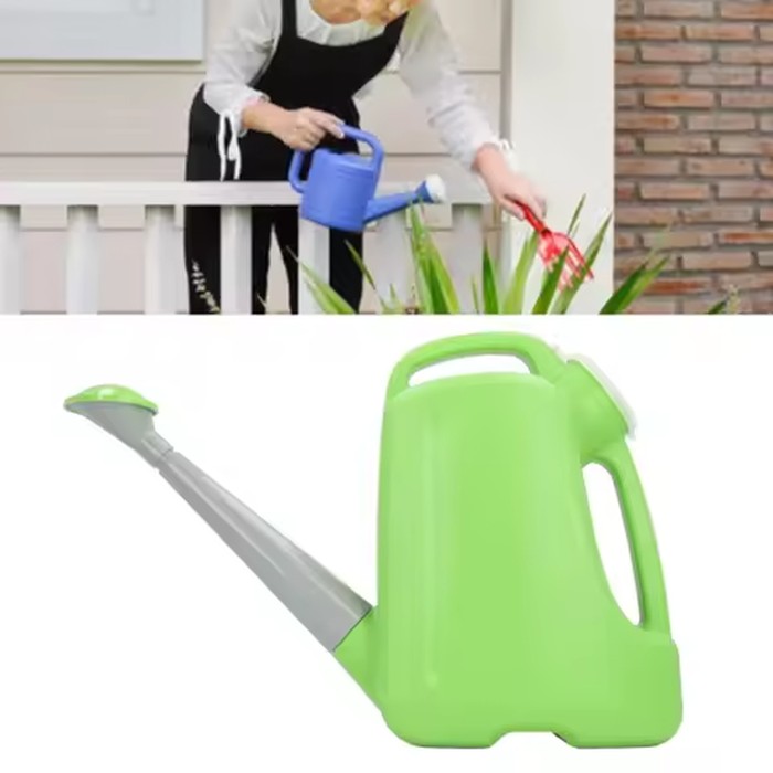 Garden Watering Pitcher Large Capacity PP Long Spout Flower Watering Can For Agriculture Farm 5L Green