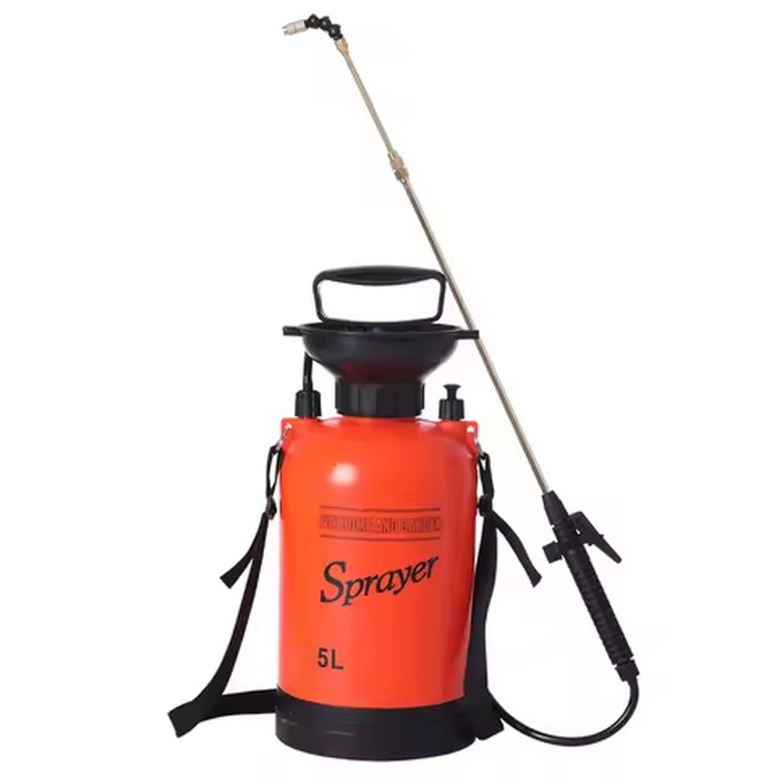 5 Liters Manual Sprayer Household Cleaning Disinfectionshoulder Air Pressure Watering Can Pesticide Atomization