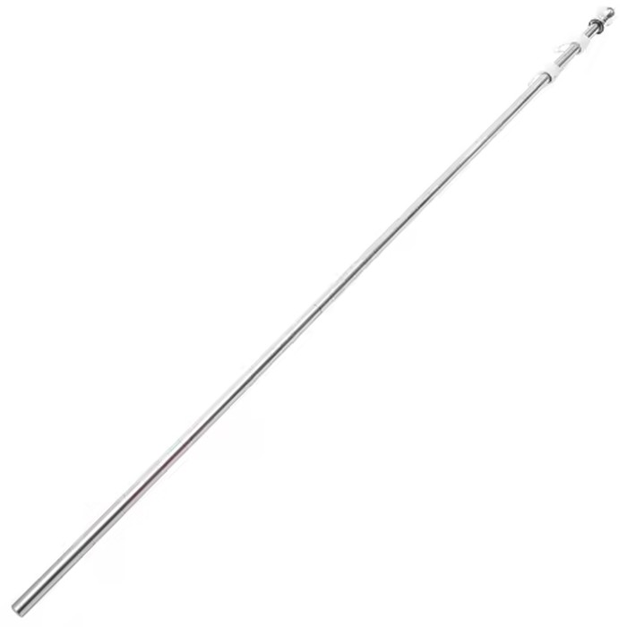 1Set Stainless Steel Flagpole Kit Sturdy Weatherproof Detachable Flag Pole for House Roof Truck Boat Outdoor Flag Display Rack