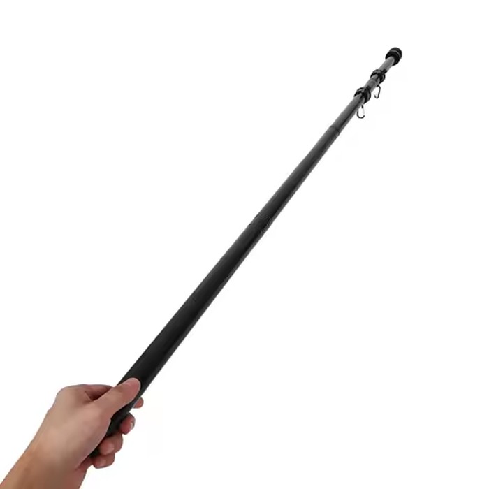 1Set Sectional Stainless Steel Flagpole Black Heavy Duty Outdoor Yard Garden Flagpole Kit Porch Boat Flag Holder