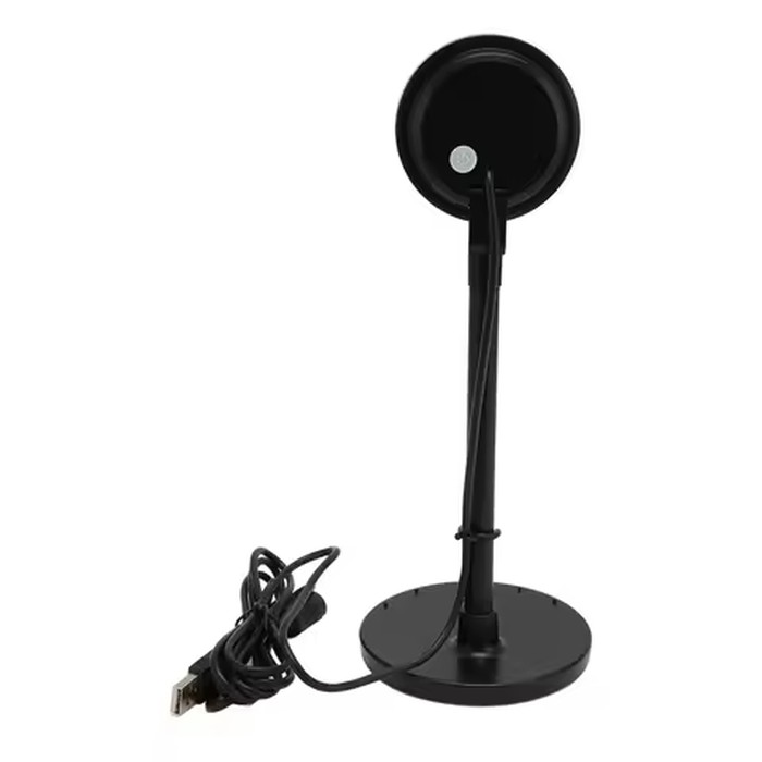 1080P HD Webcam with Fill Light & Phone Holder 3 Adjustable Light Modes Built In Microphone Autofocus Webcam Retractable Pole