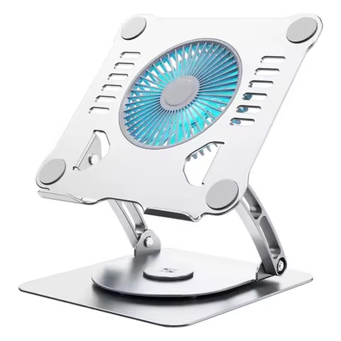 With Cooling Fan Aluminum Alloy Bracket for Microsoft Laptop 1/2/3/4/5 12.4 13.5 15 Inch Stand for MacBook Air / Pro 14 M4 M3