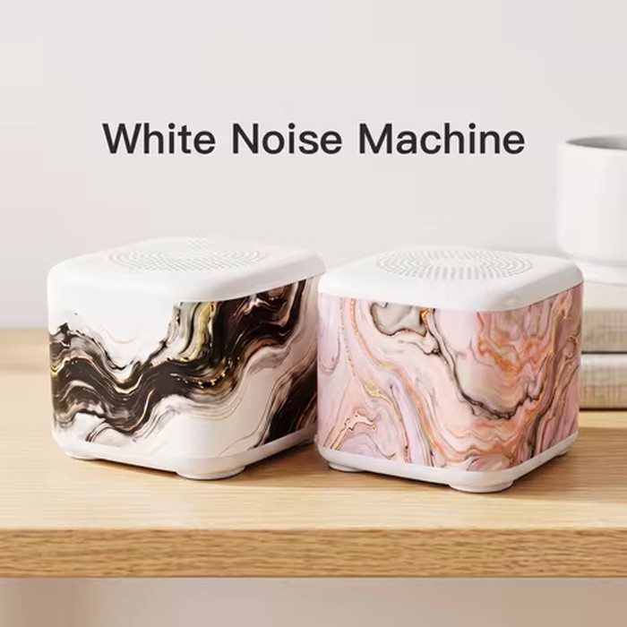 YAFULL Portable White Noise Machine Sleep Aid 30 Sounds Night Light Timer Rechargeable Sound Machine for Baby Adult Home Travel