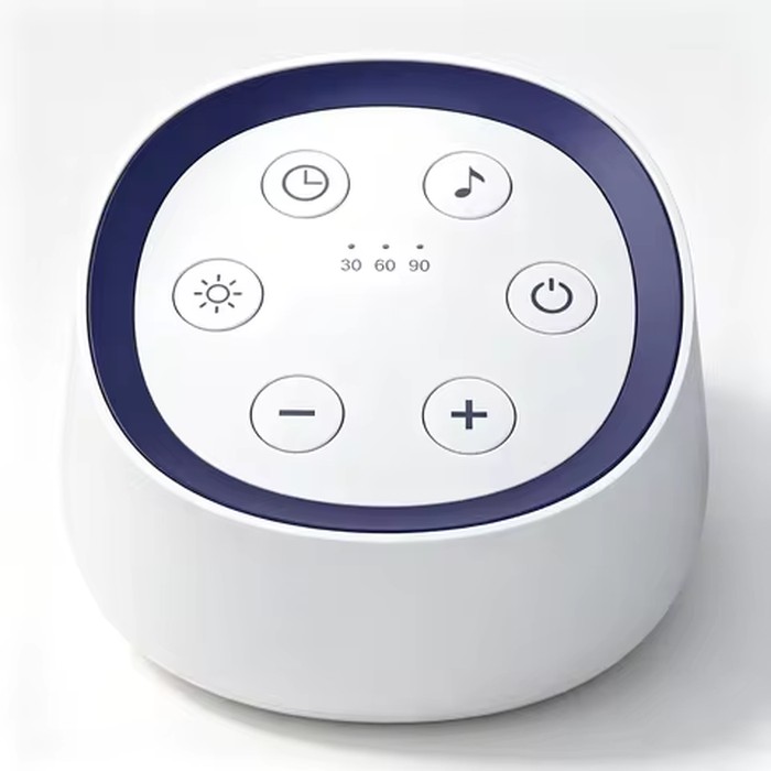 Portable White Noise Sound Machine for Baby Kids 24 Soothing Sounds Night Light Timer Rechargeable Infant Sleep Aid Baby Soother