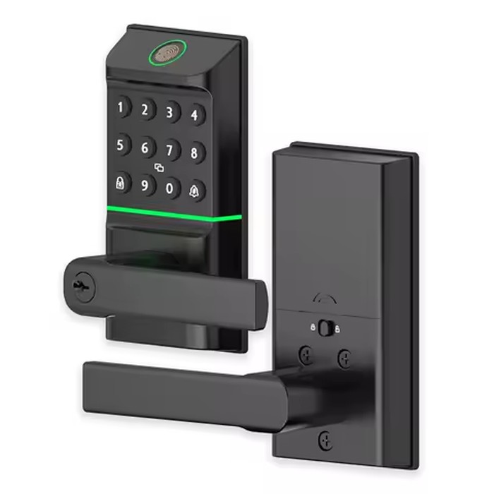 Viladepot Smart Lock Fingerprint Door Lock TYPE-C Interface App Control Passcode Unlock Electronic Touchscreen Keypad Handle