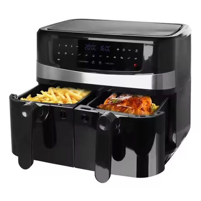 2000W Dual air Fryer 8.2L Intelligent Display Modern Style Oil-free Weight Loss Pot Dual Basket Intelligent air Fryer
