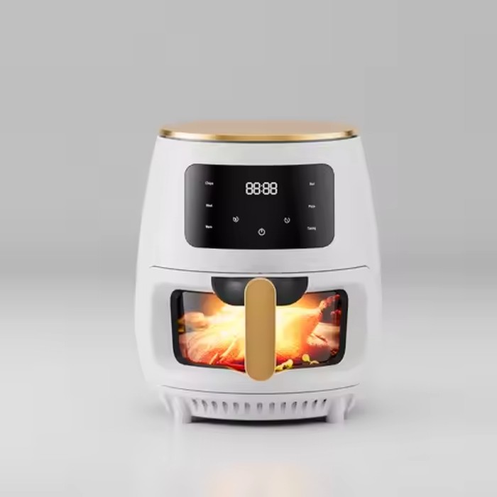 2025 Factory Direct Digital Air Fryer - 220-240V 2800W with 4L/5L/6L Large Capacity & 8 Cooking Functions