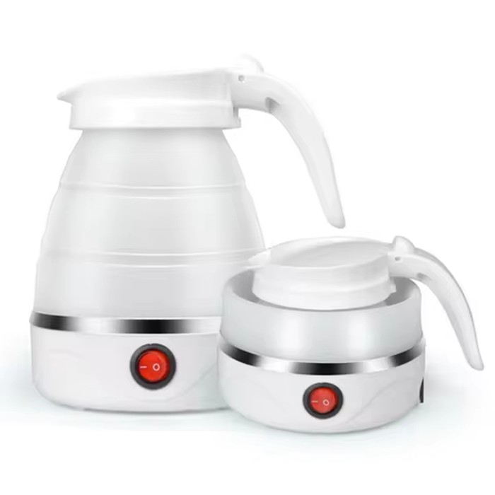 600ML Foldable Electric Travel Kettle Portable Water Boiler