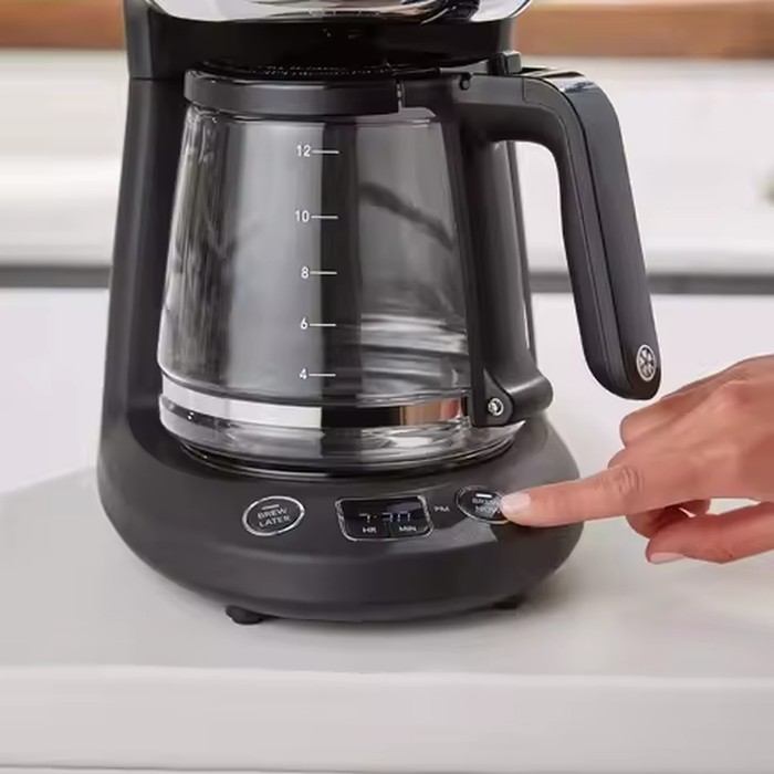 Programmable 12-Cup Drip Coffee Maker with Auto Shut Off Timer Delay Brew-NEW