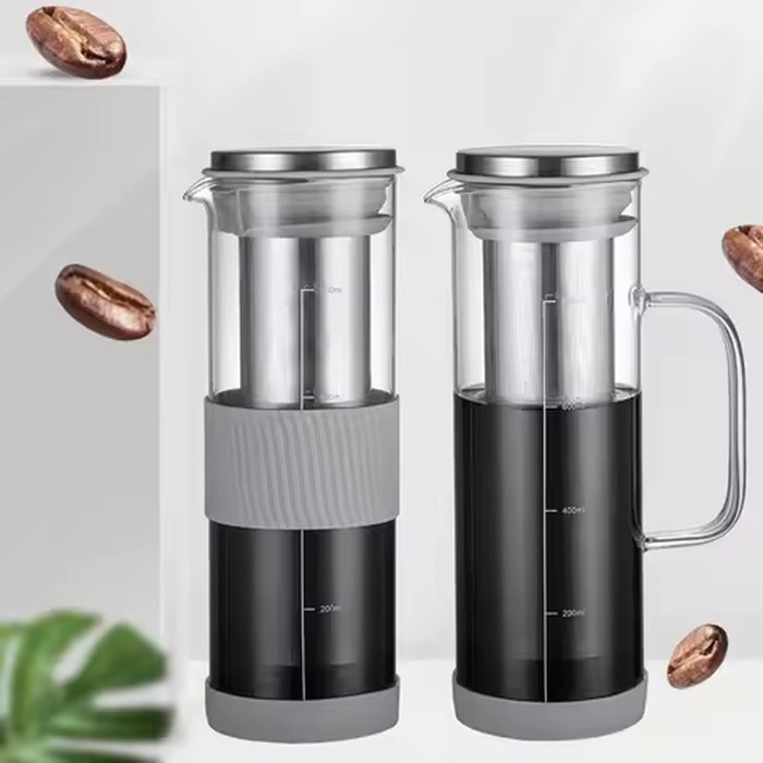 Cold Brew Coffee Maker, Iced Coffee Maker, Iced Tea Maker, Airtight Cold Brew Pitcher, Coffee Accessories, Cold Brew System
