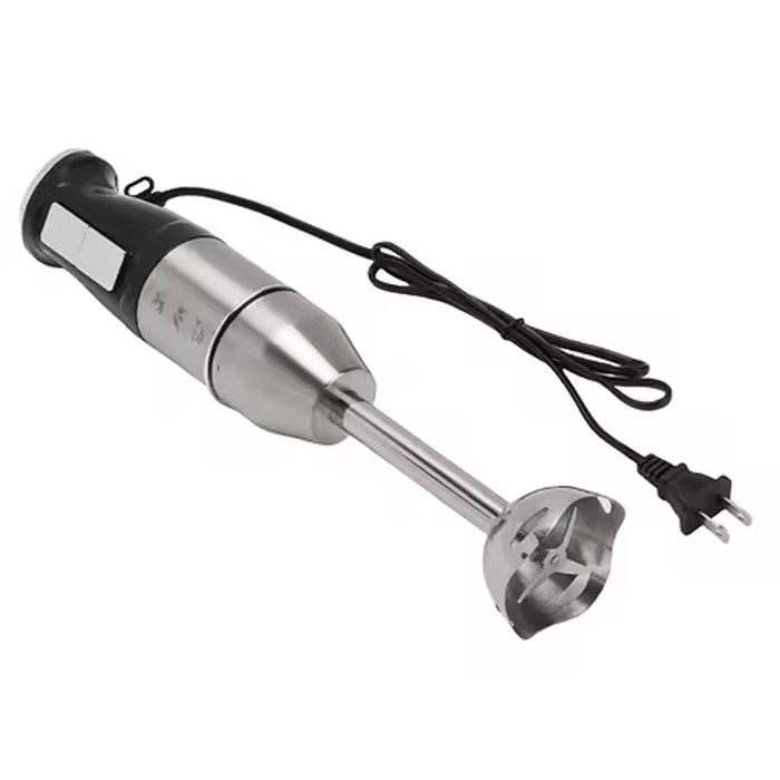 Immersion Hand Blender 400W Electric Handheld Portable Stick Mixer for Effortless Blending Smoothies Shakes Puree Round