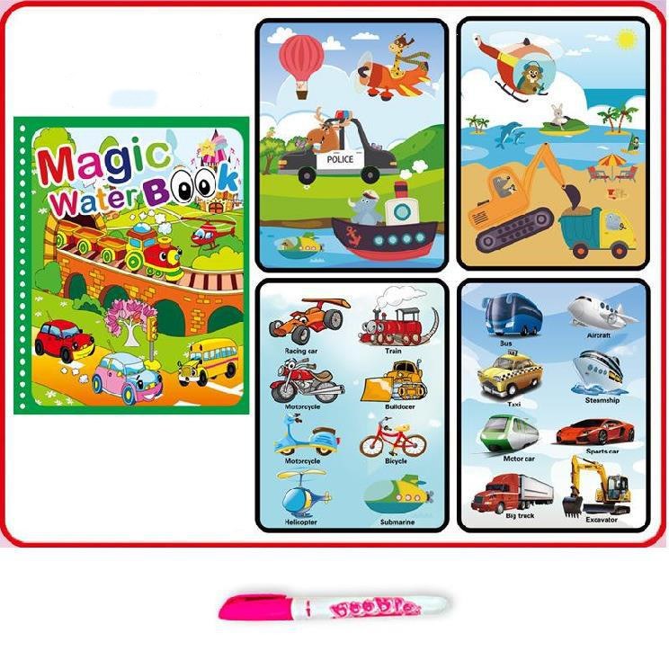 Water Painting Activity Book — 11color