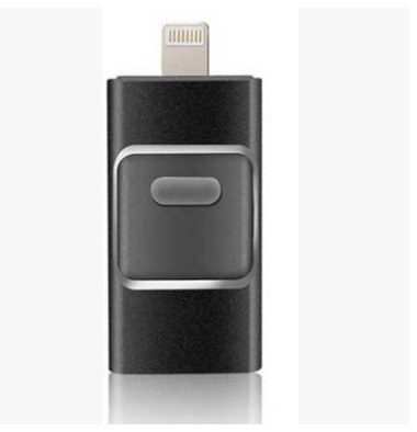 OTG USB Flash Drive — Black / 128GB