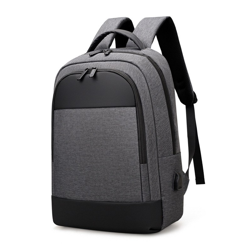 Oxford Laptop Backpack — Dark Grey