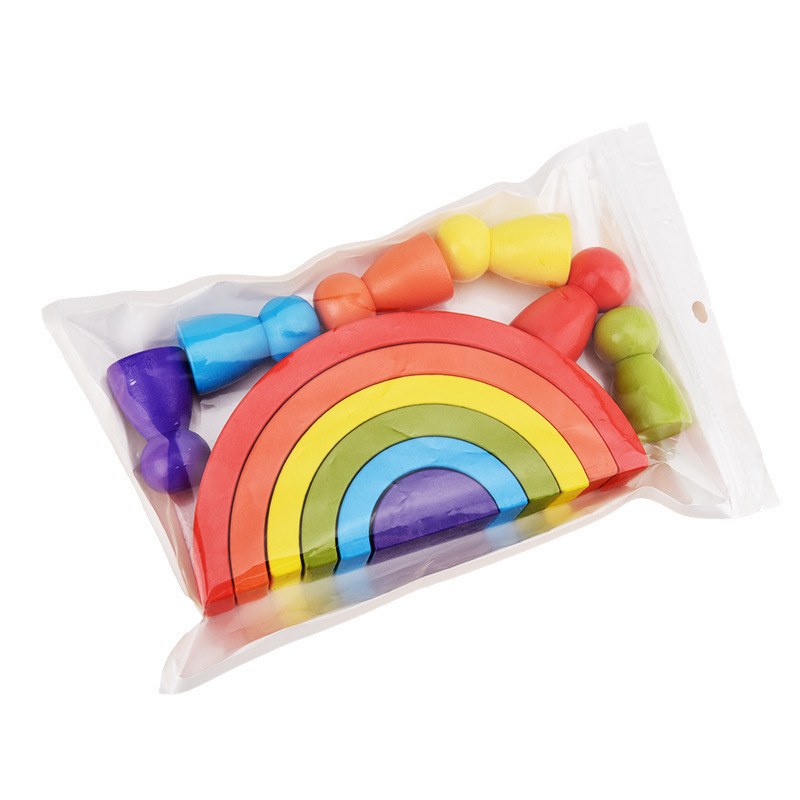 Rainbow Arched Building Blocks — Picture color