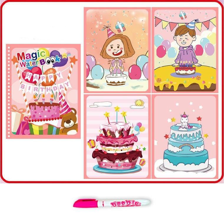 Water Painting Activity Book — 10color