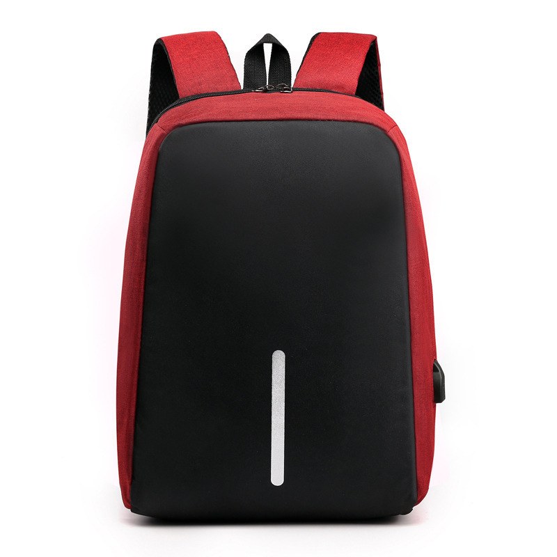 Slim Laptop Backpack — Red-16 inches
