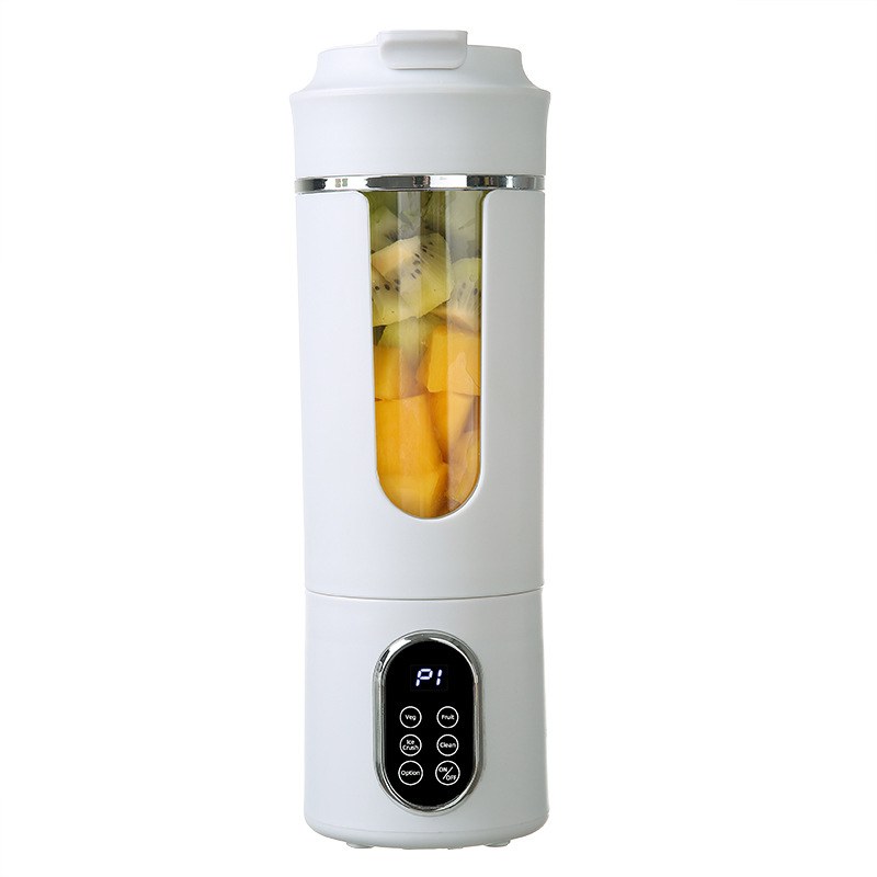 Portable Rechargeable Juice Blender Compact Handheld Electric Smoothie Maker For Travel Office Home — White-1pc