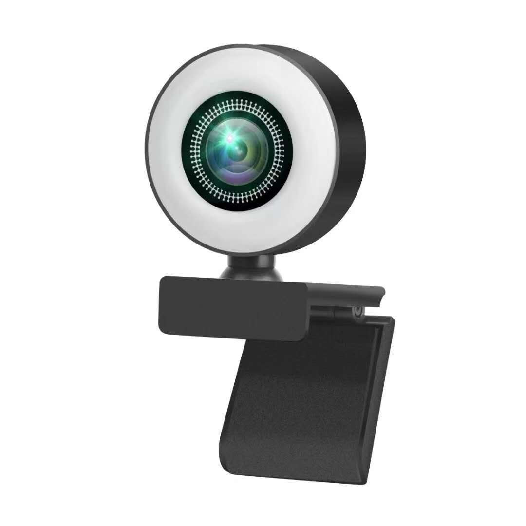 USB Computer Camera with Fill Light — Black