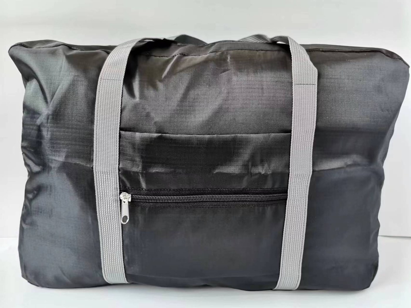 Foldable Travel Tote Bag — Black