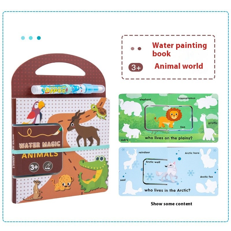Animal-themed Water Painting Picture Book — Animal Type B