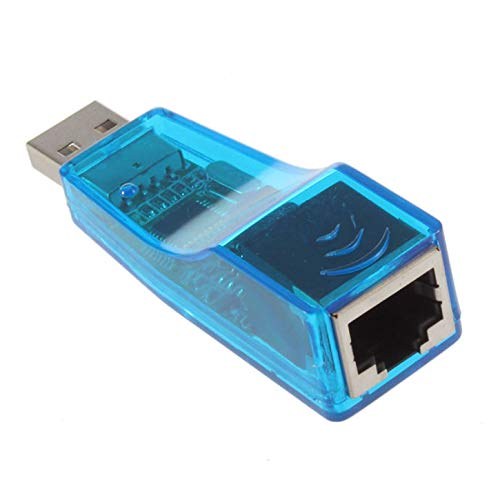 USB RJ45 Ethernet Adapter — Blue / 10-100M