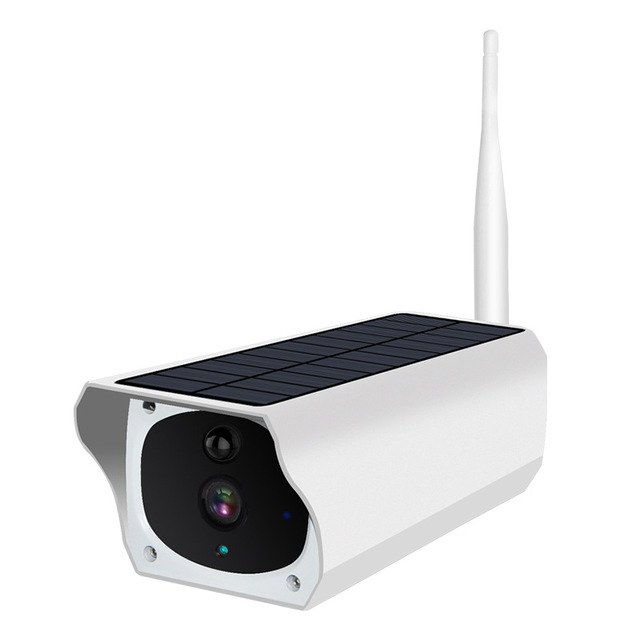 Solar Infrared Security Camera — White 2