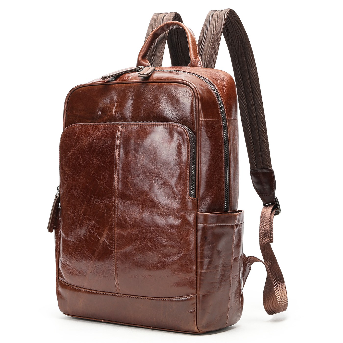 Brown Business Backpack — Brown