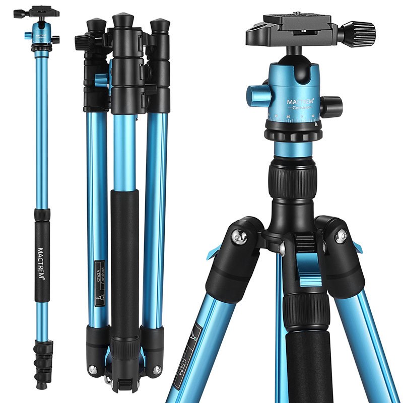 CT62 Travel Camera Tripod — Blue