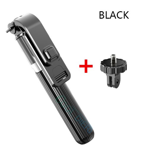 Retractable Tripod Selfie Stick — Black