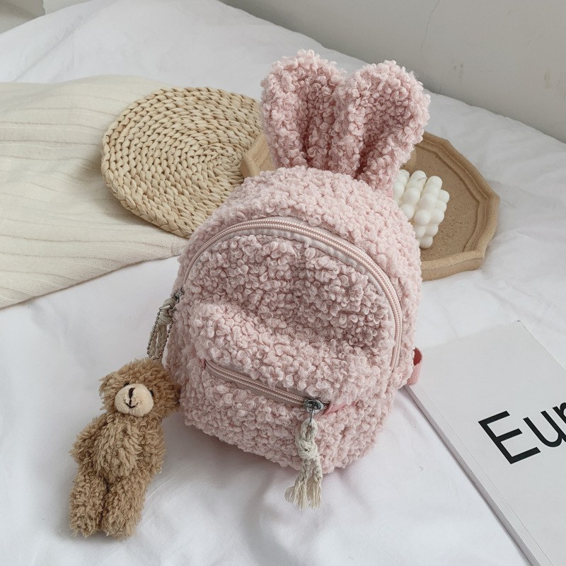 Rabbit Mini School Bag — Pink