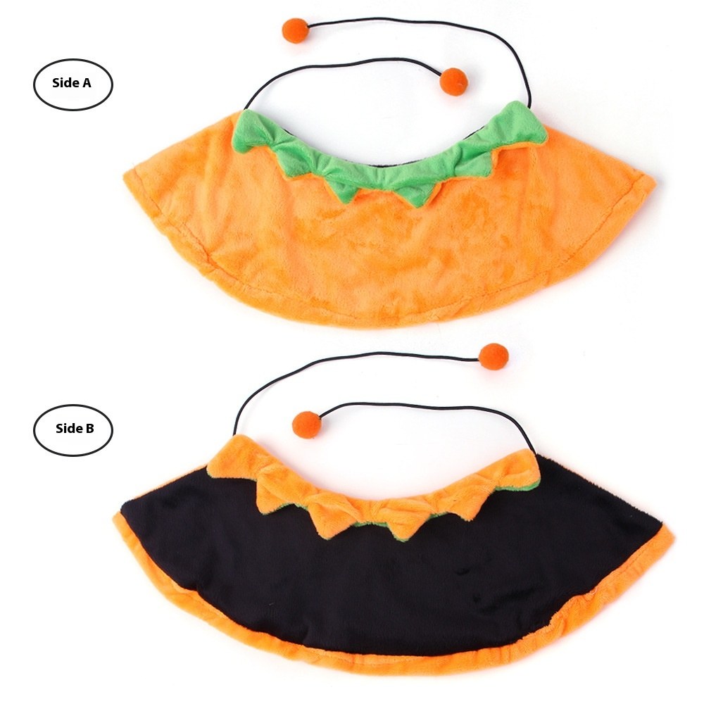 Halloween Pumpkin Cape for Pets — B05401 Pumpkin Cloak-L
