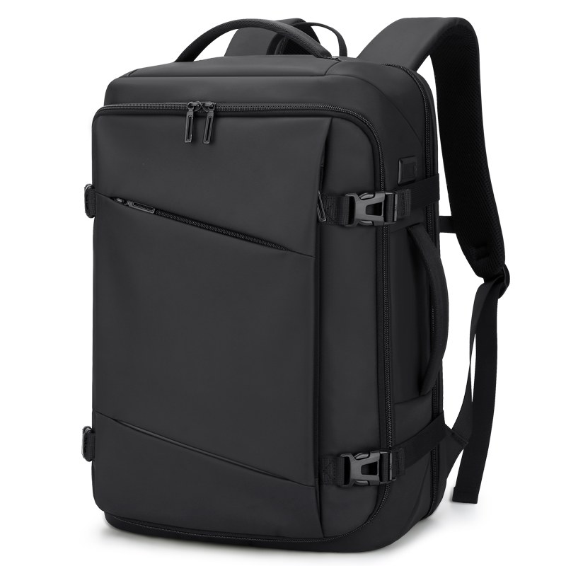 Business Laptop Backpack with Shoe Compartment — Black