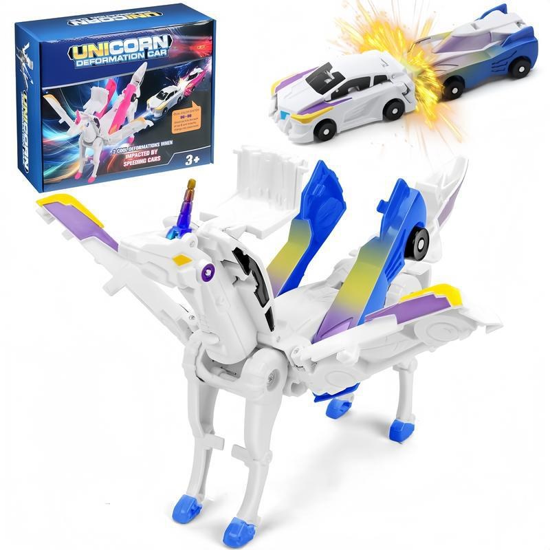 Transforming Pegasus Robot Toy — 1904 Blue