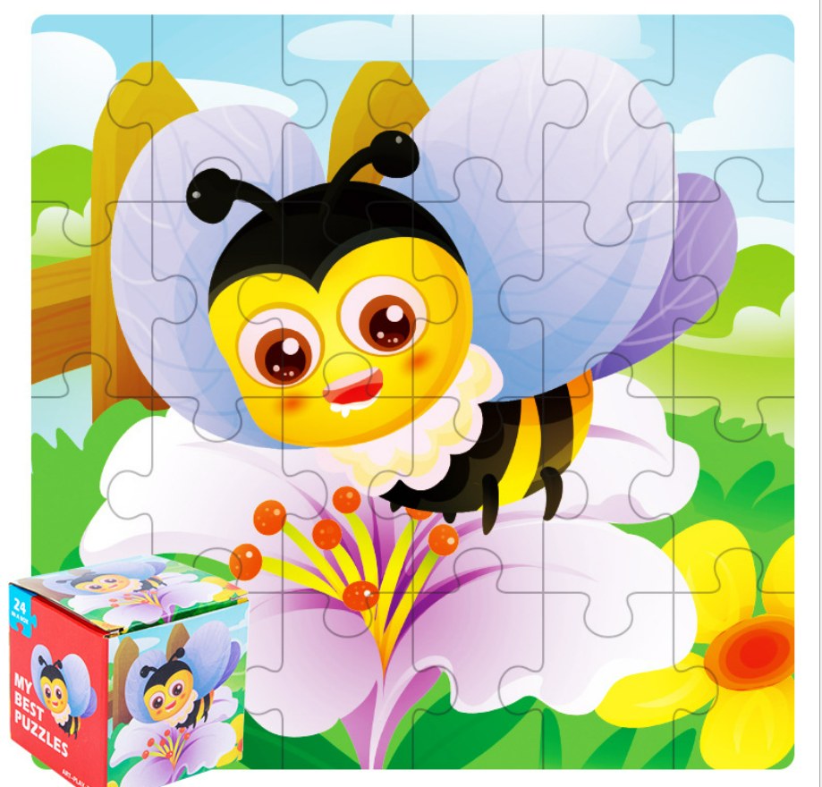 Wooden Animal Jigsaw Puzzle — A