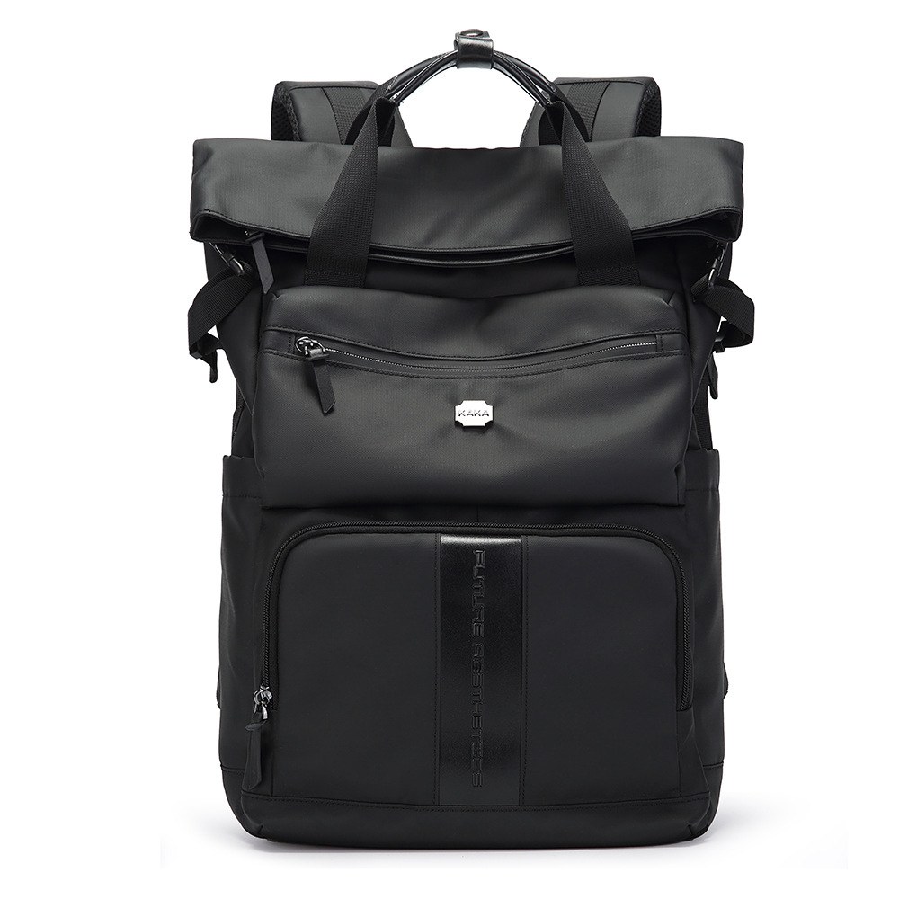 College Laptop Backpack — Black