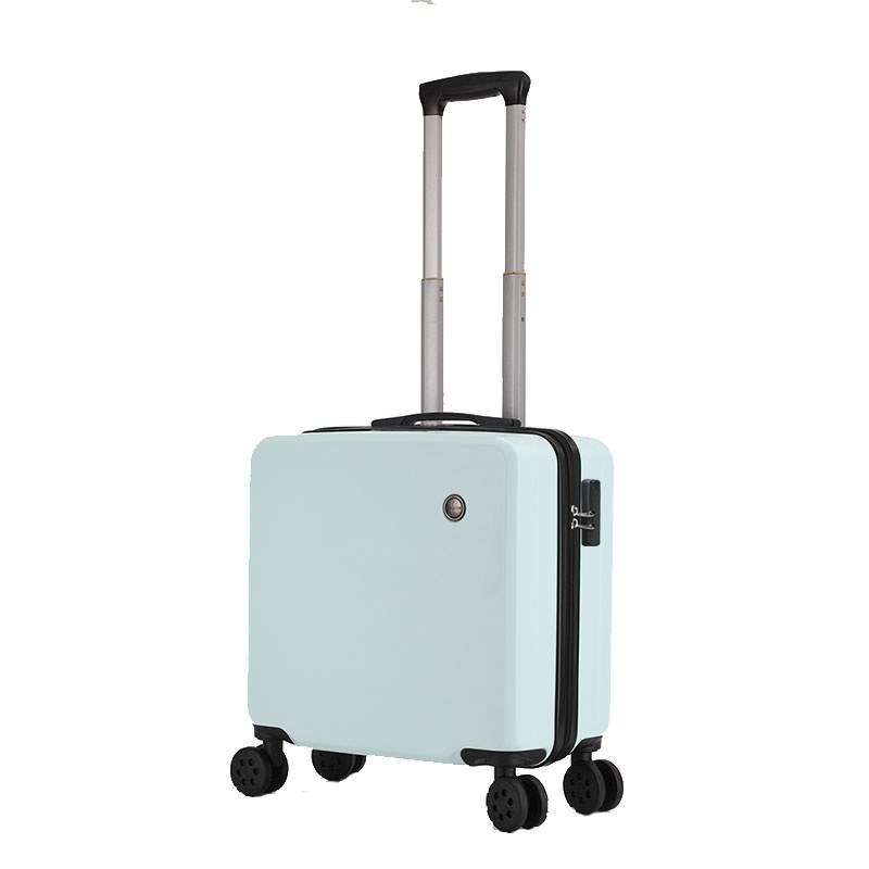 Rolling Suitcase — Mint Green, 18-inch Option