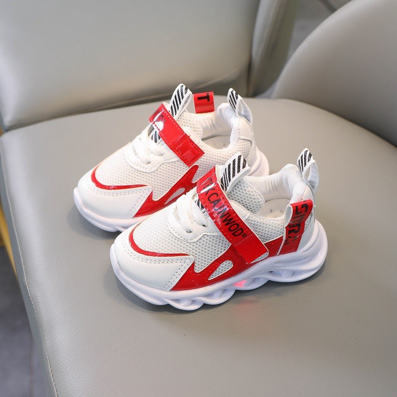 Children's Red-trim Sports Shoes — Red-26