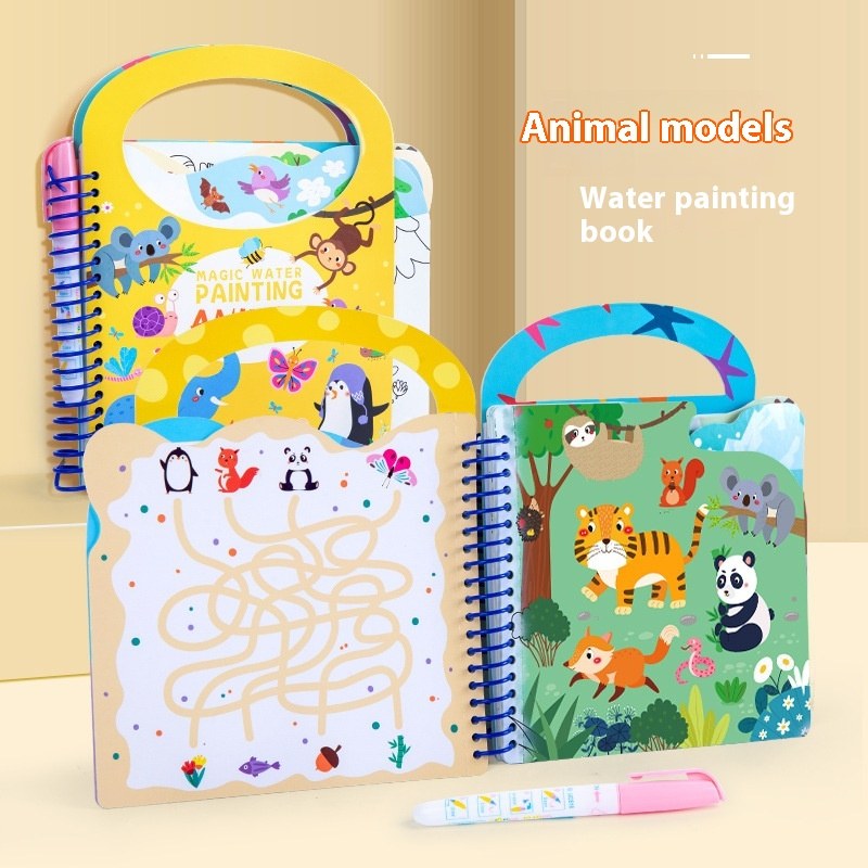 Animal-themed Water Painting Picture Book — Animal Style A