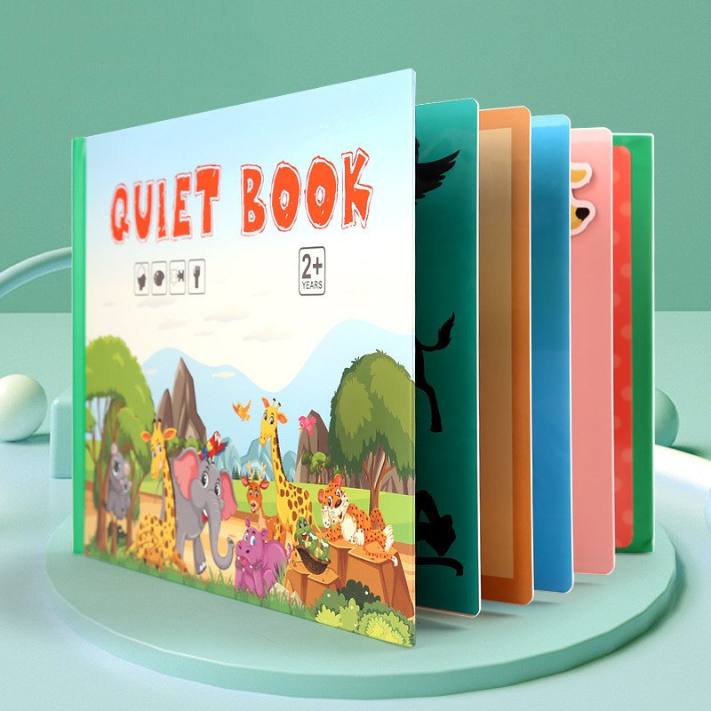 Quiet Book with Matching Activity Pages — Animal Cognition 5 Pages